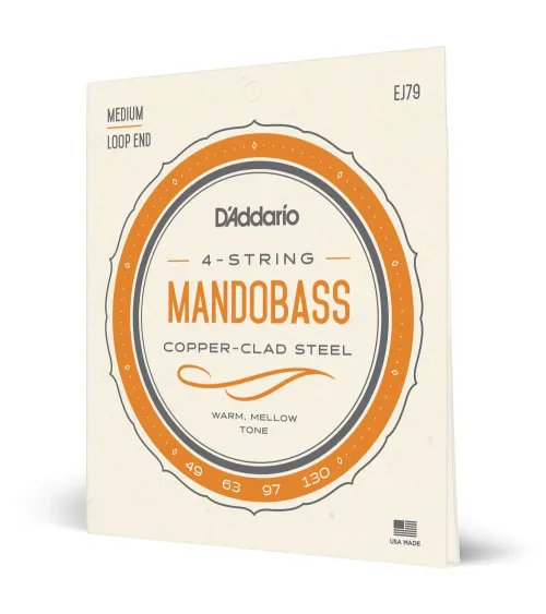 D’Addario J79. Cuerdas para mandobajo de cobre, 49-130