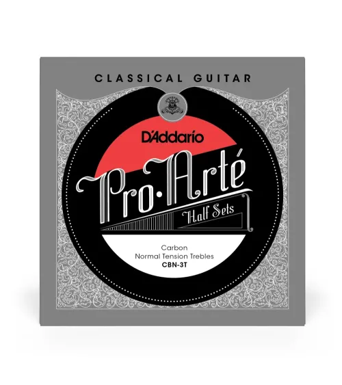 D’Addario CBN-3T Pro-Arté. Medio juego para guitarra clásica de carbono, tensión normal