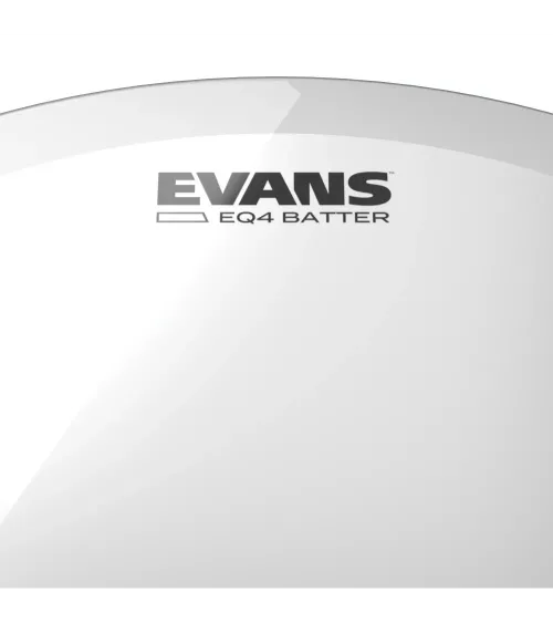 Parche transparente para bombo de 18 pulgadas (457 mm) EQ4 de EVANS. Parche transparente para bombo de 18 pulgadas (457 mm) EQ4 de EVANS.