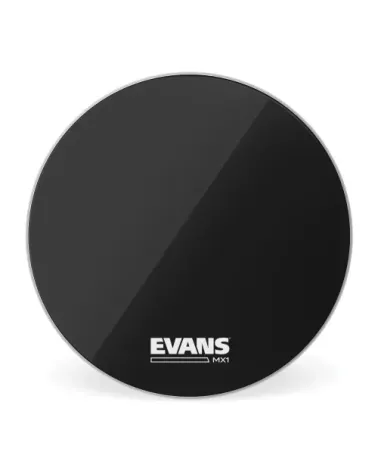 Parche negro para bombo de marcha de 18 pulgadas (457 mm) MX1 de EVANS.