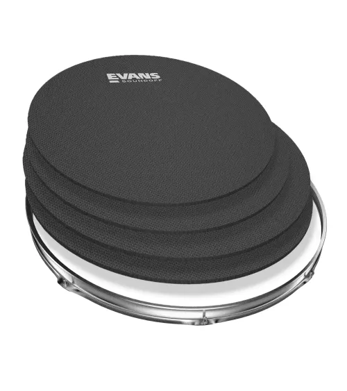 Pack de sordinas para batería SoundOff by EVANS, Rock (10,12,14,16)