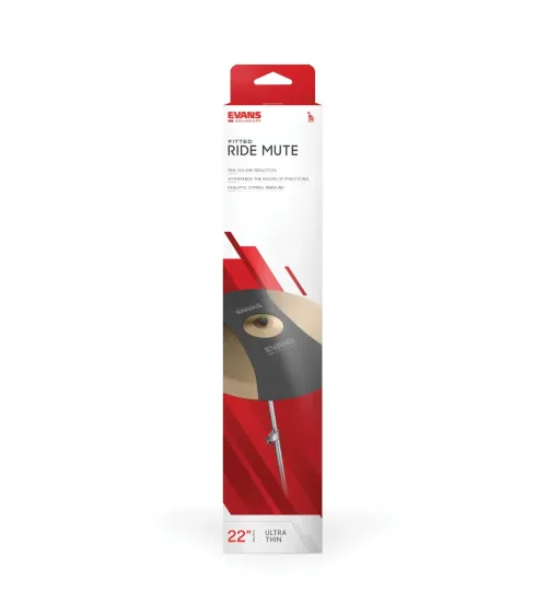 Silenciador para platillos Ride SoundOff de EVANS, 22 pulgadas (559 mm).