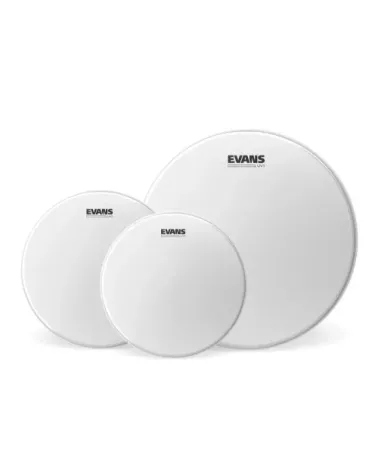 EVANS UV1. Pack de parches de tom rugosos. Fusión (10", 12", 14")