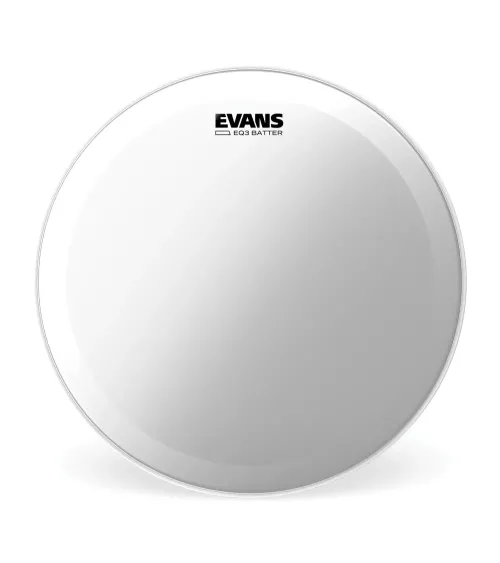 Parche hidráulico transparente para bombo de 24 pulgadas (610 mm) EQ3 de EVANS.
