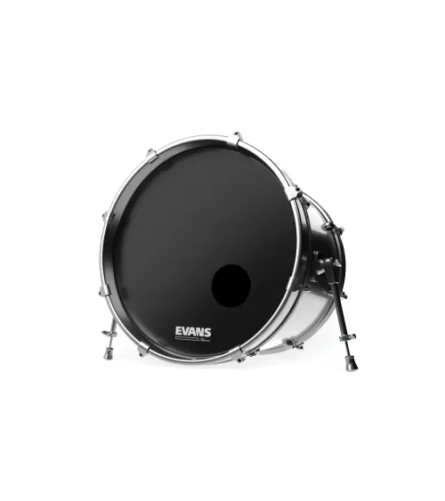 Parche resonante negro para bombo de 26 pulgadas (660 mm) EQ3 Resonant de EVANS.
