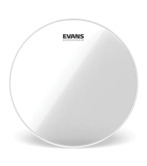Parche hidráulico transparente para tambor de 14 pulgadas (356 mm) G1 de EVANS.
