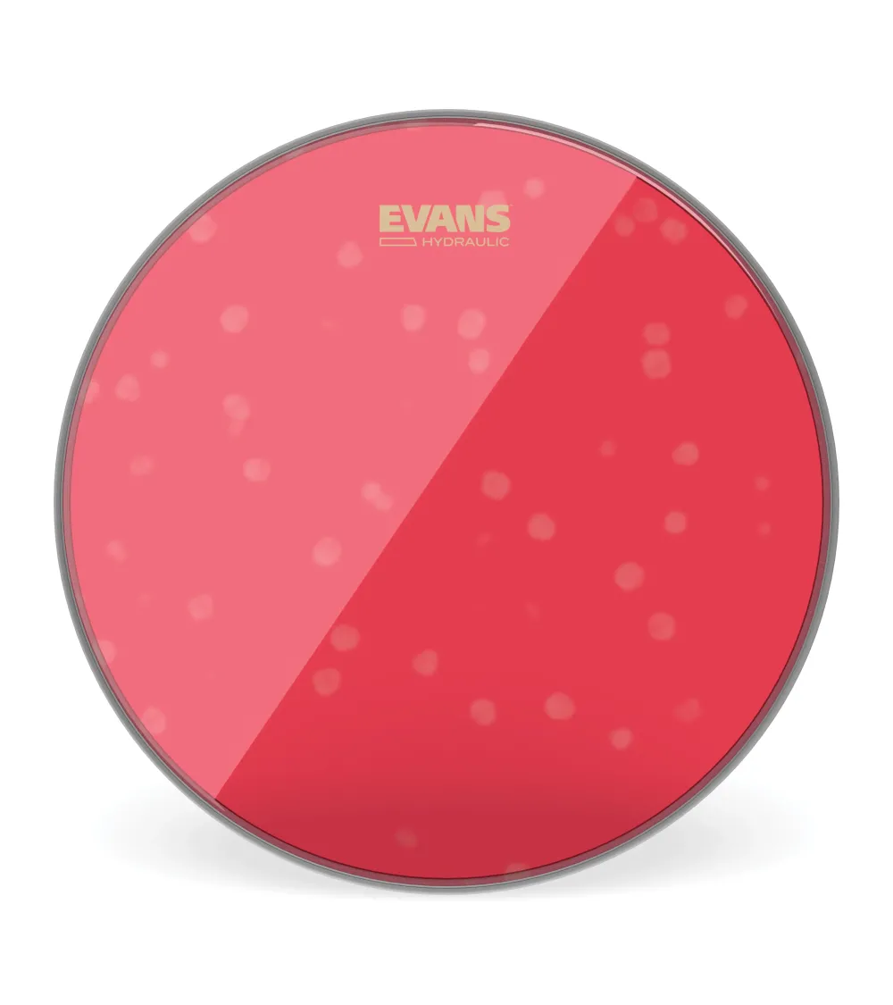 EVANS Hydraulic Red. Parche hidráulico rojo, 8 pulgadas