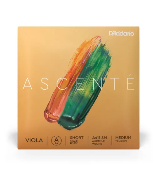 D’Addario Ascenté. Cuerda A para viola, escala corta, tensión media