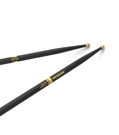 Baquetas ProMark Rebound 2B ActiveGrip. Punta de bellota