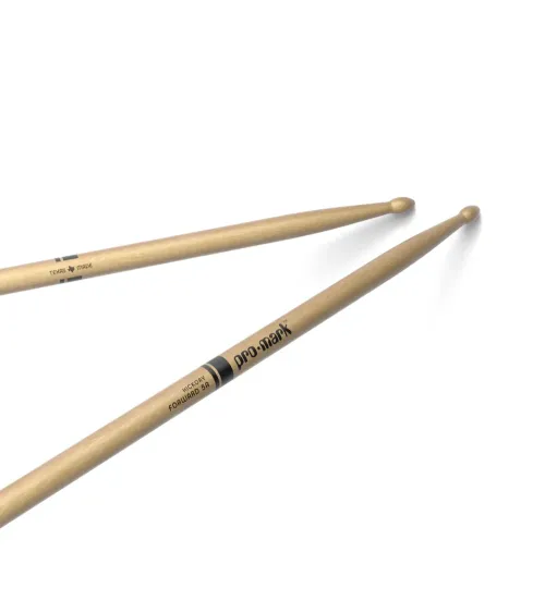 Baquetas ProMark Classic Forward 5A, Nogal americano con punta ovalada de bellota