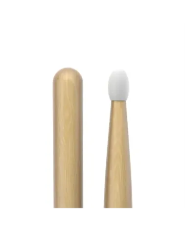 Baquetas ProMark Classic Forward 5B, Nogal americano con punta ovalada de nailon