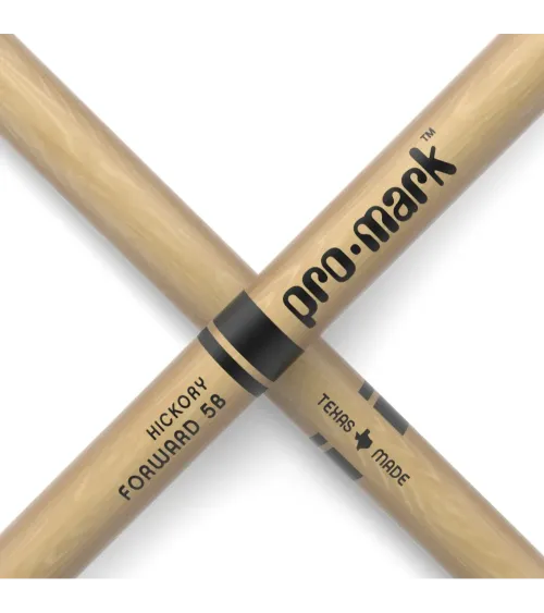 Baquetas ProMark Classic Forward 5B, Nogal americano con punta ovalada de madera