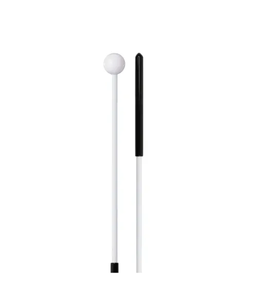 Maza con cabeza de resina fenólica blanca extra dura FPP10, serie Discovery de ProMark, para instrumentos del método Orff.