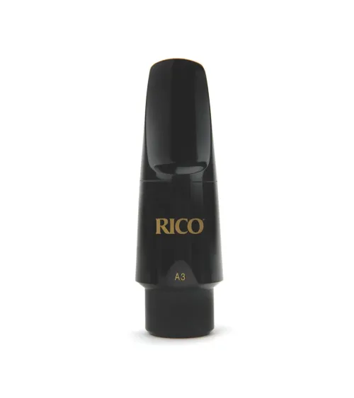 Boquilla de grafonita Rico para saxo alto, A3.