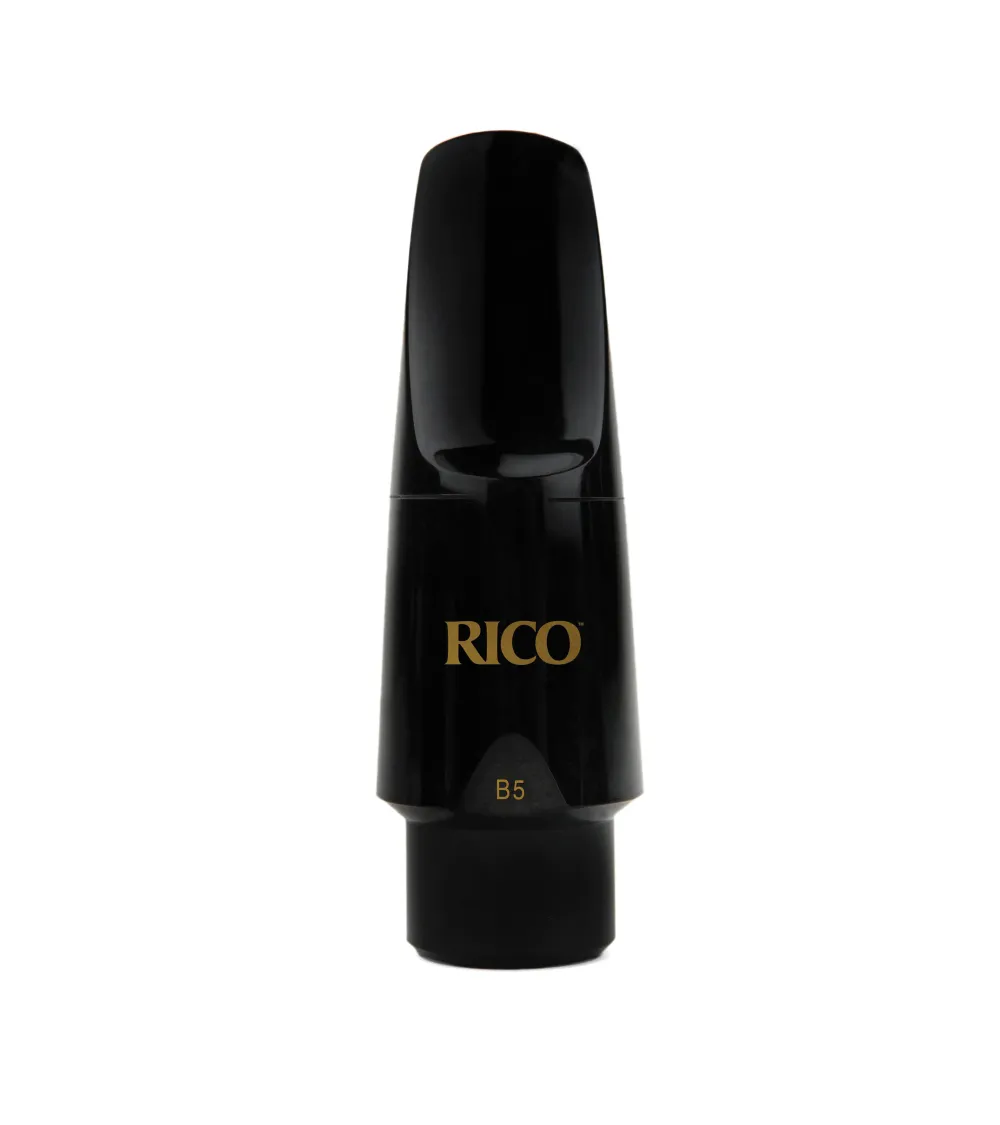 Boquilla de graftonita Rico para saxo tenor, B5.