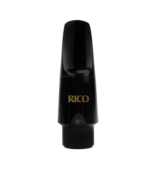 Boquilla de graftonita Rico para saxo tenor, B7.