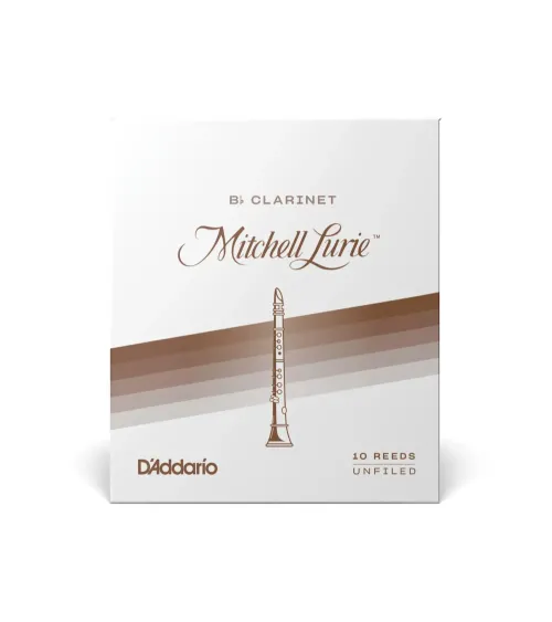 Cañas para clarinete en Si bemol Mitchell Lurie, resistencia de 1.5, paquete de 10