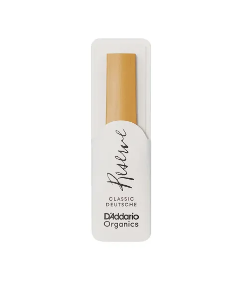 D'Addario Organic Reserve Classic. Cañas para clarinete alemán, fuerza 1.5, pack de 10