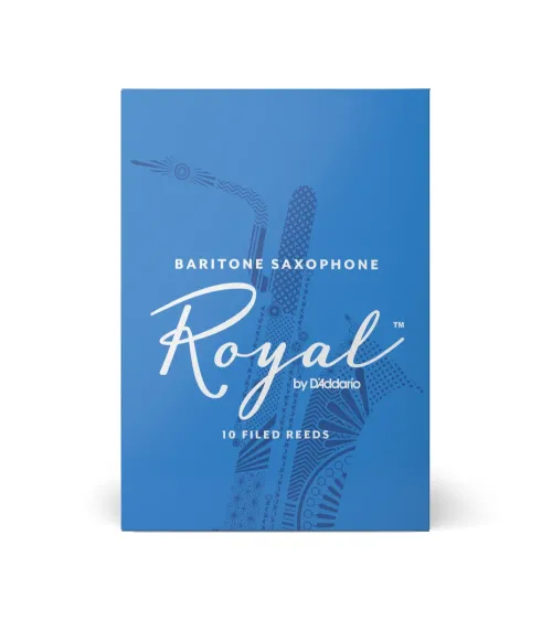 Cañas para saxo barítono Rico Royal, resistencia de 3.0, paquete de 10