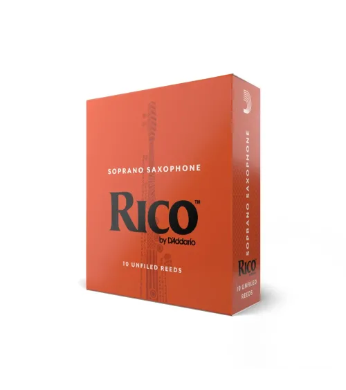 Cañas para saxo soprano Rico, resistencia de 2.0, paquete de 10