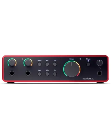 Focusrite Scarlett 2i2 4rd Gen Interface Audio