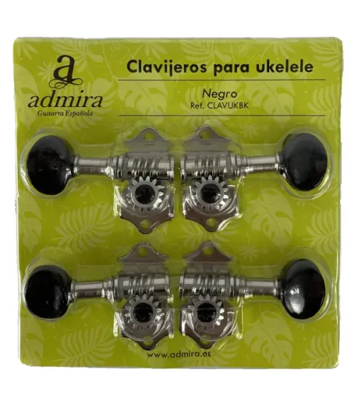 Clavijero Admira Negro Para Ukelele Clavukbk