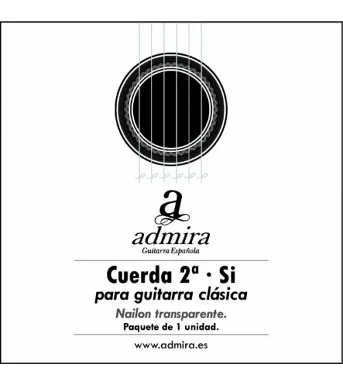 2ª Cuerda Admira Para Guitarra Clásica Ca502Cl