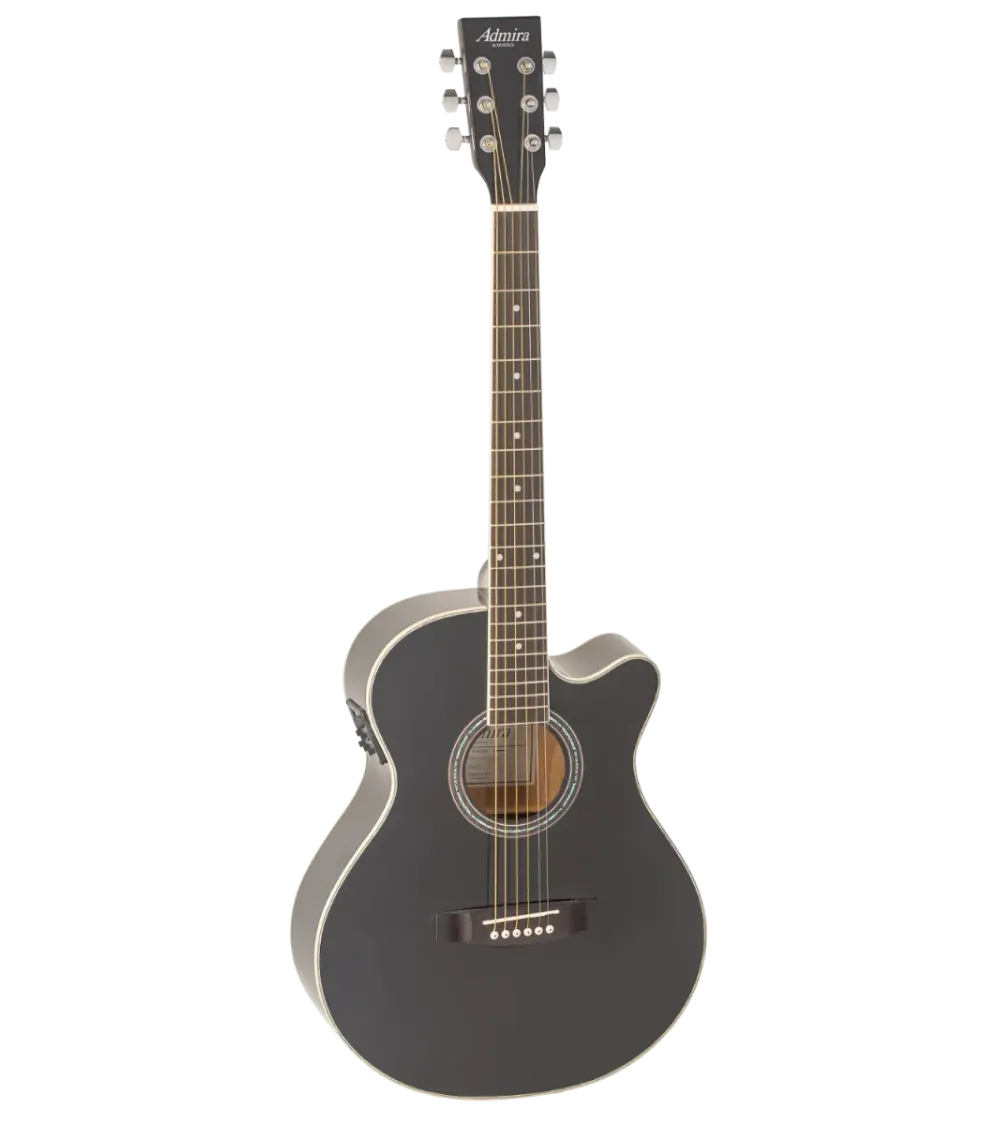 Guitarra Acústica Admira Indiana Negra Brillo