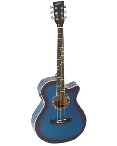 Guitarra Acústica Admira Indiana Azul Brillo