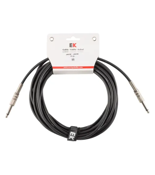 CABLE EK AUDIO PARA GUITARRA JACK-JACK RECTO 3M