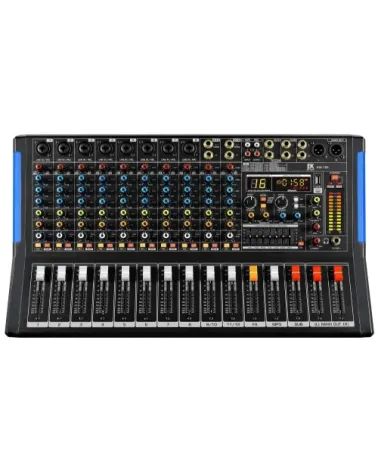 MESA DE MEZCLAS EK AUDIO AMPLIFICADA Y CON EFECTOS KW12E