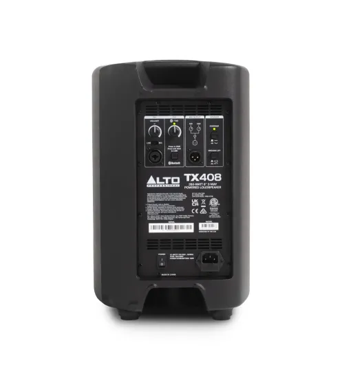 ALTO PROFESSIONAL TX408 Recinto autoamplificado 2 vías de 8", 350W, con Bluetooth ALTO PROFESSIONAL TX408 Recinto autoamplificado 2 vías de 8", 350W, con Bluetooth