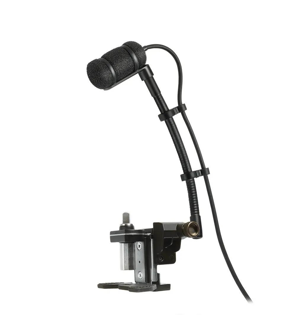 AUDIO-TECHNICA ATM350D Micrófono de condensador cardioide de pinza con soporte de montaje para bat