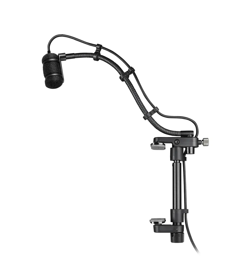 AUDIO-TECHNICA ATM350GL Micrófono de condensador cardioide de pinza con soporte de montaje para gui