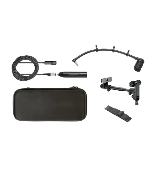 AUDIO-TECHNICA ATM350GL Micrófono de condensador cardioide de pinza con soporte de montaje para gui