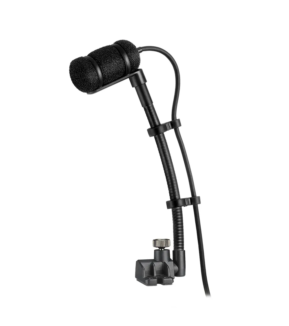 AUDIO-TECHNICA ATM350S Micrófono de condensador cardioide de pinza con soporte de montaje en super