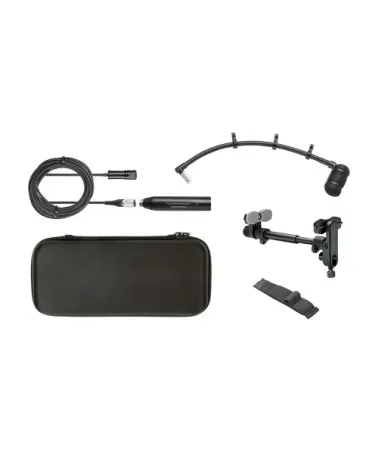 AUDIO-TECHNICA ATM350SL Micrófono de condensador cardioide de pinza con soporte de montaje para gui