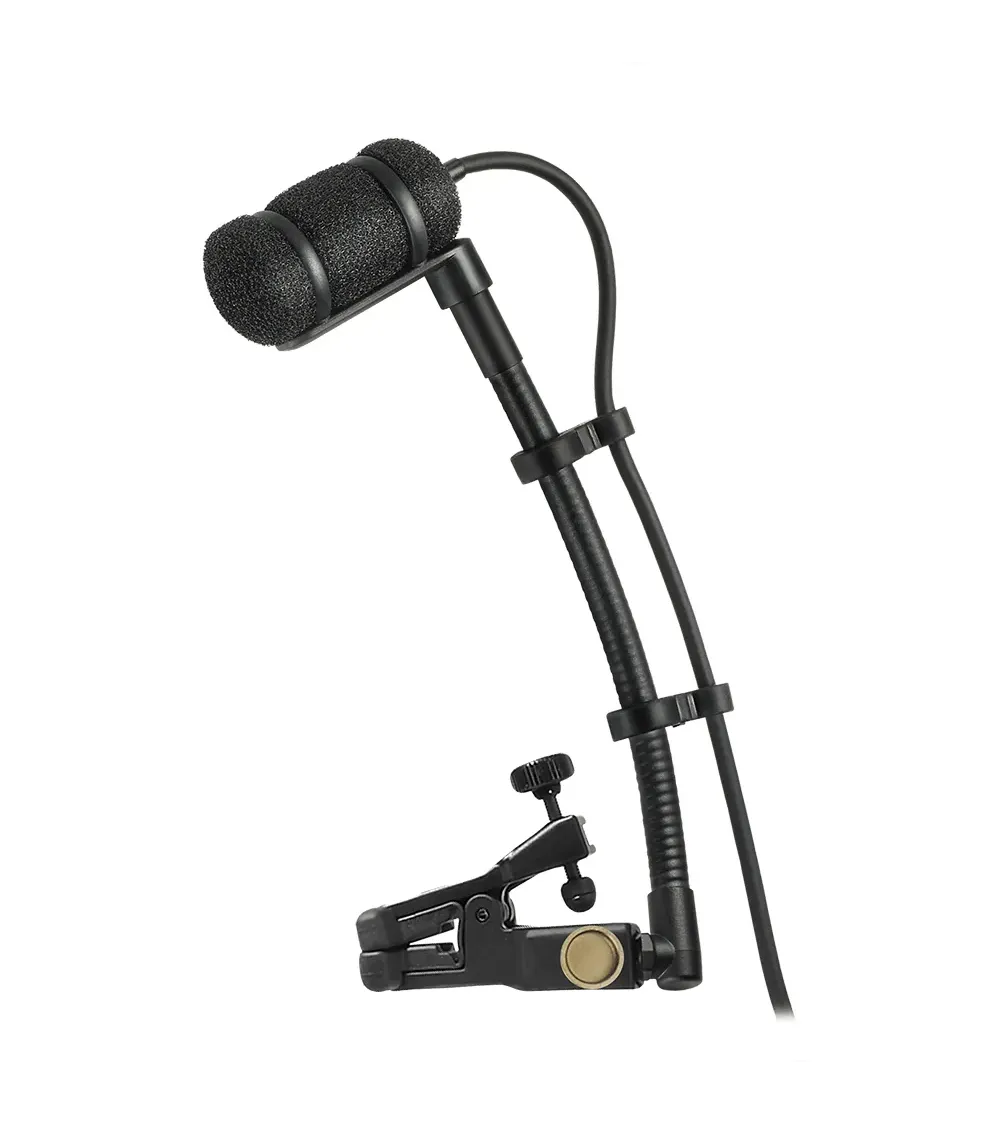 AUDIO-TECHNICA ATM350U Micrófono de condensador cardioide de pinza con soporte de montaje universa