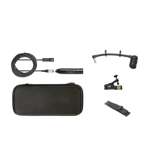 AUDIO-TECHNICA ATM350U Micrófono de condensador cardioide de pinza con soporte de montaje universa