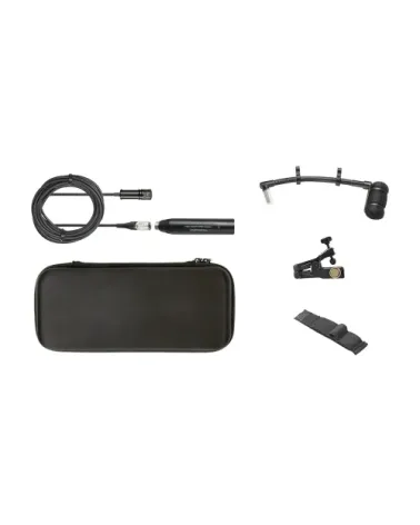 AUDIO-TECHNICA ATM350U Micrófono de condensador cardioide de pinza con soporte de montaje universa