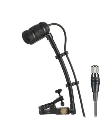 AUDIO-TECHNICA ATM350UcH Micrófono de condensador cardioide de pinza con soporte de montaje universa