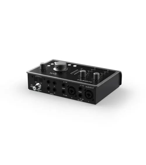 AUDIENT iD24 Interface de audio USB con 4 previos, 10 entradas y 14 salidas, ampliable d