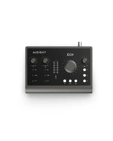 AUDIENT iD24 Interface de audio USB con 4 previos, 10 entradas y 14 salidas, ampliable d