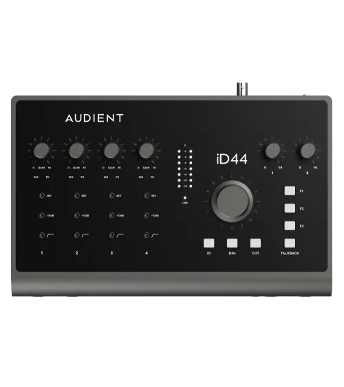AUDIENT iD44 (MKII) Interface de audio USB con 4 previos, 20 entradas y 24 salidas, ampliable d
