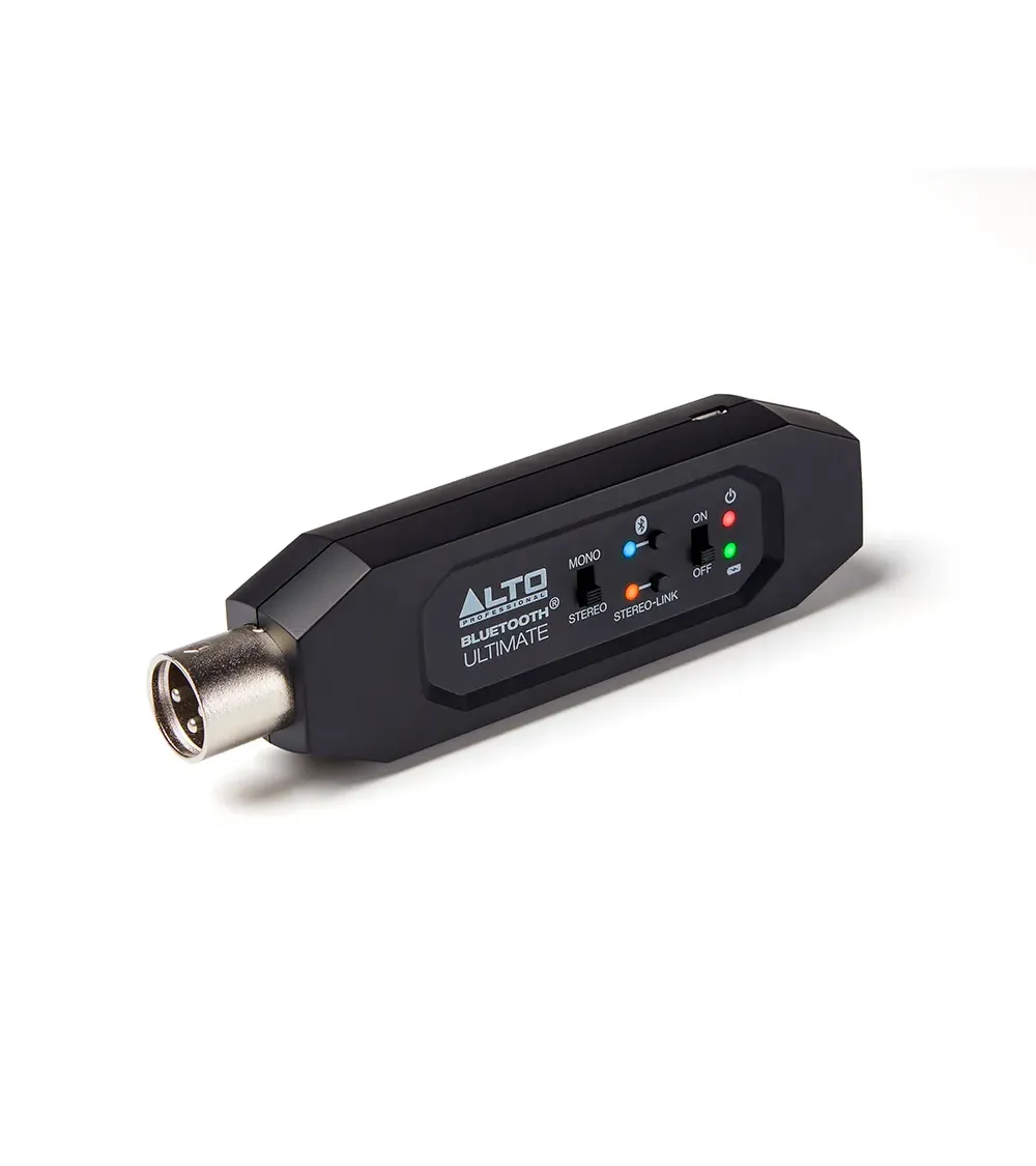 ALTO PROFESSIONAL Bluetooth Ultimate Receptor inalámbrico de audio estéreo Bluetooth con doble XLR ALTO PROFESSIONAL Bluetooth Ultimate Receptor inalámbrico de audio estéreo Bluetooth con doble XLR