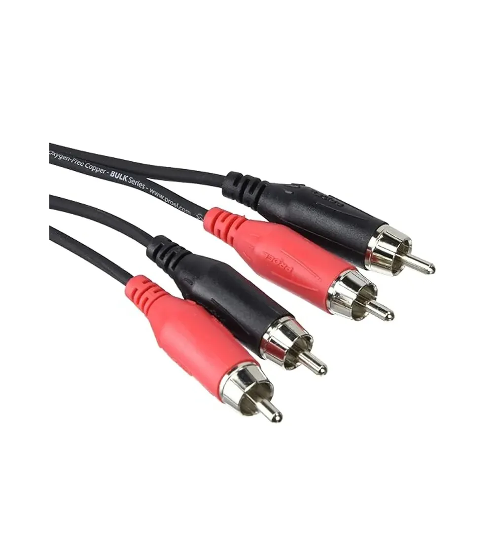 Proel BULK545LU18 BK – Cable RCA a RCA 1,8 Metros Proel BULK545LU18 BK – Cable RCA a RCA 1,8 Metros