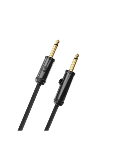 Cable D'Addario para instrumentos con interruptor, 10 pies (3 m).
