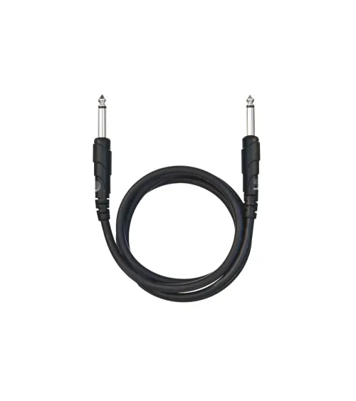 Cable de conexión, serie Classic de D'Addario, paquete de 3, ángulo recto, 1 pie (30 cm).