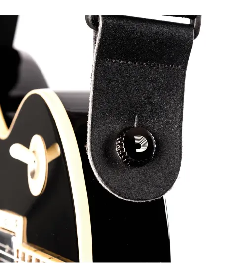 D'Addario. Sistema de bloqueo universal para correa, Negro