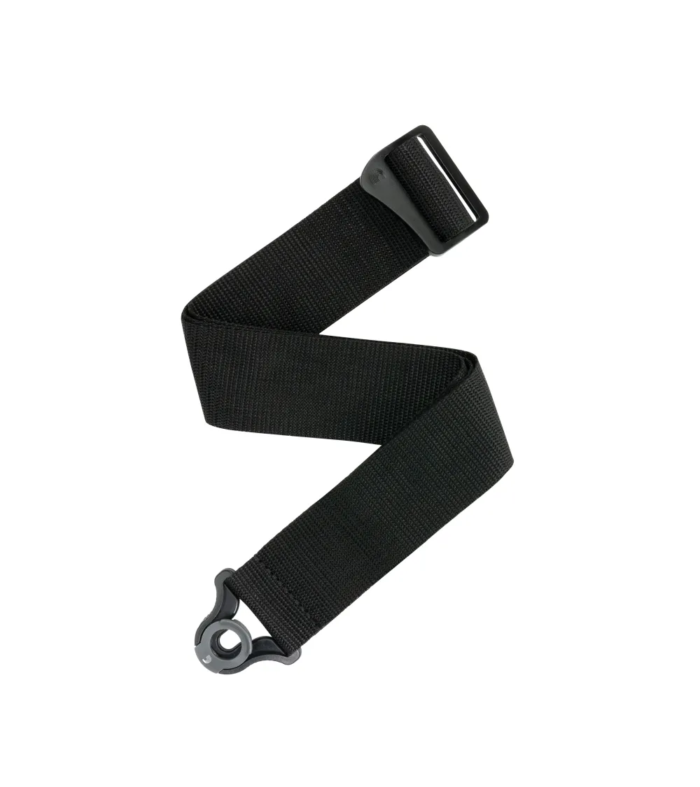 D’Addario. Correa para guitarra con autobloqueo de polipropileno. Negro